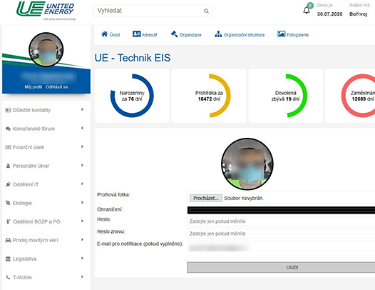 United energy intranet