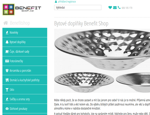 Benefit shop